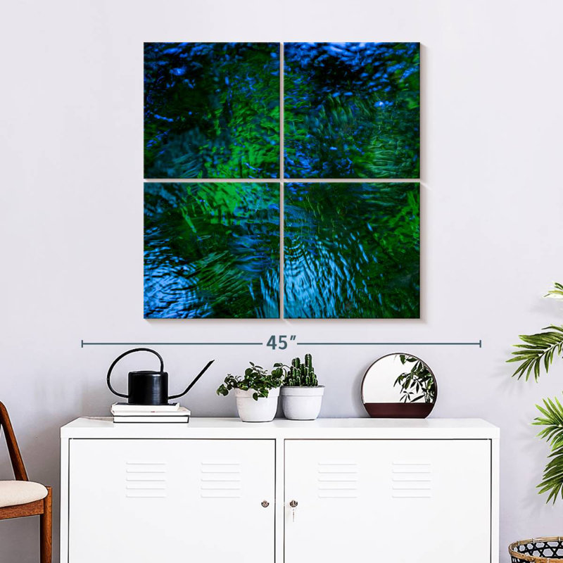 Monets Pool I, 32" H x 32" W