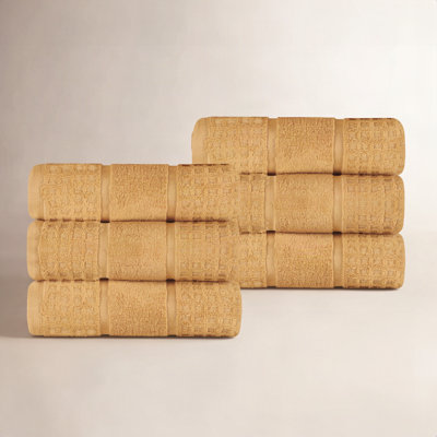 Camillah Waffle Cotton Hand Towel Set