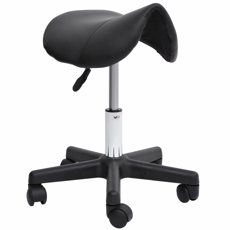 Mahkyla Swivel Upholstered Adjustable Height Counter Stool with Metal Frame