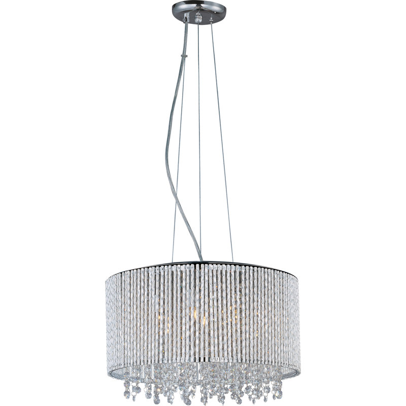 Luminaire suspendu cylindrique à 7 lumières Natalia