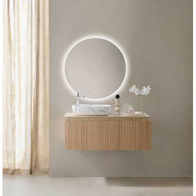Infinity Round Lighted Mirror