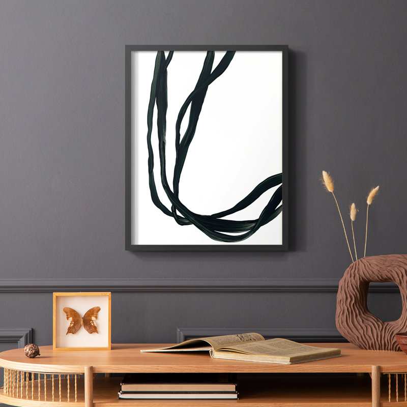 Onyx Ribbon II, reproduction encadrée - bois massif