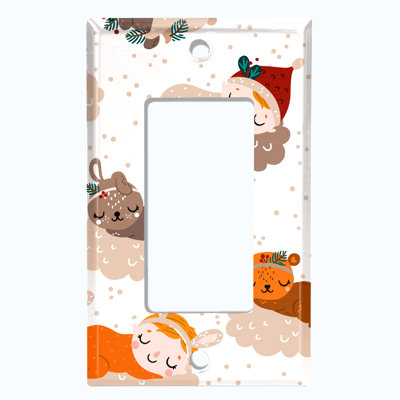 1 - Gang Rocker Standard Wall Plate
