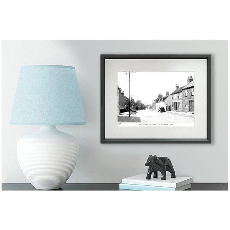 North Frodingham, High Street C1955 by Francis Frith - Single Picture Frame Print, 28cm H x 36cm W x 2.3cm D