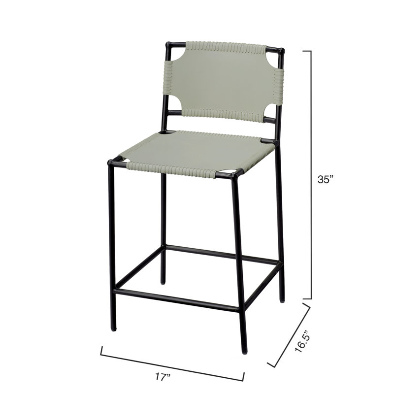 Asher Bar/Counter Stool, Counter Stool (24" Seat Height), Dove Gray