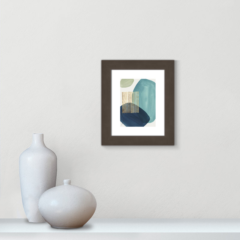 Pistachio Dreams - reproduction de cadre photo, H 43 po x l 31 po x P 1,25 po, Cadre bronze industriel brossé