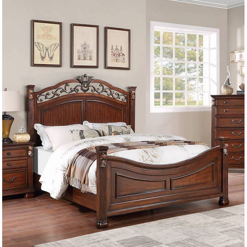Efim Standard Bed, King, Cherry