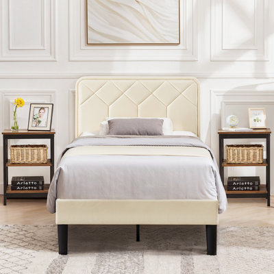 Upholstered Bedroom Set(Set Of 3)