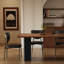 Ensemble de table et chaises de salle à manger rétro-110435586