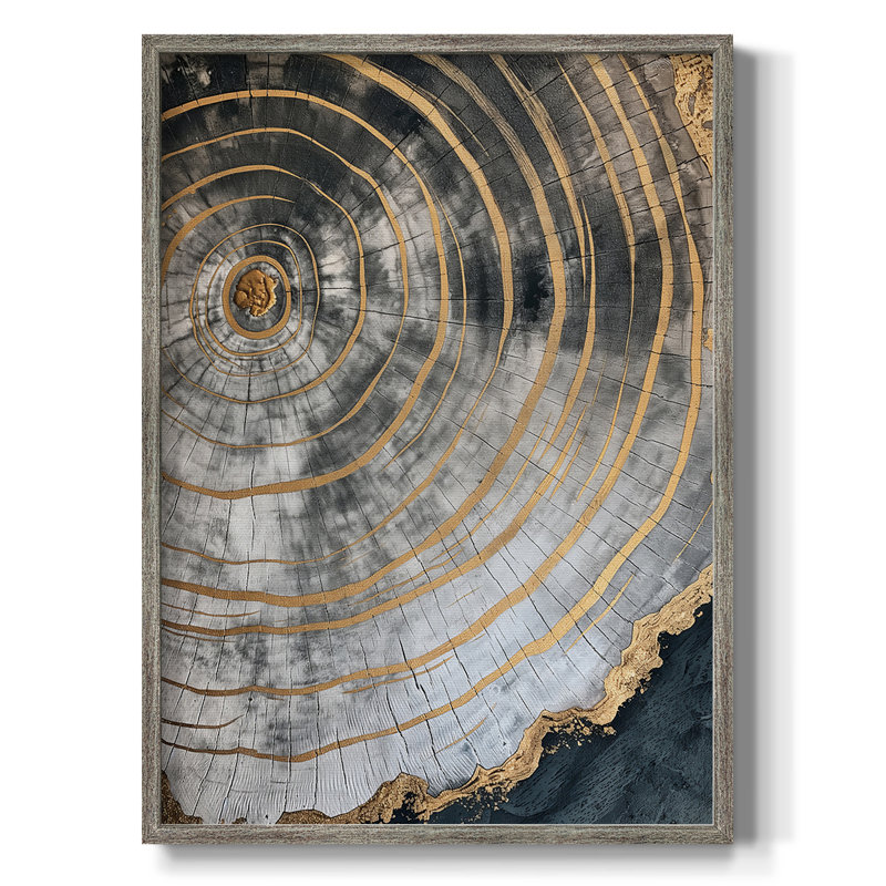 Reproduction encadrée ABSTRACT Series CCxxiii - bois massif, H 30 po x l 24 po