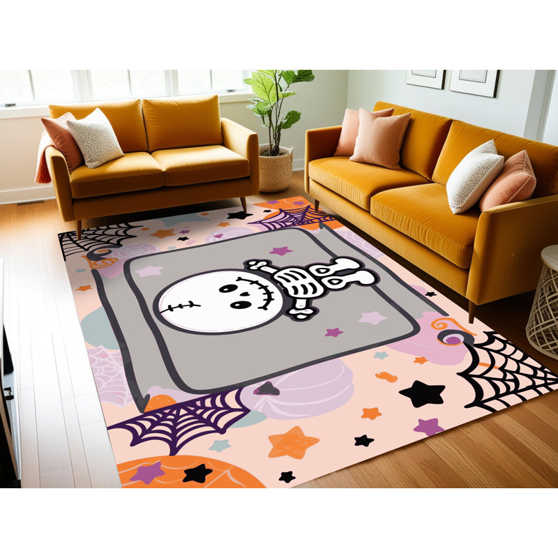 Tapis de Noël lavable The Holiday Aisle®, Rectangulaire 8 pi x 12 pi