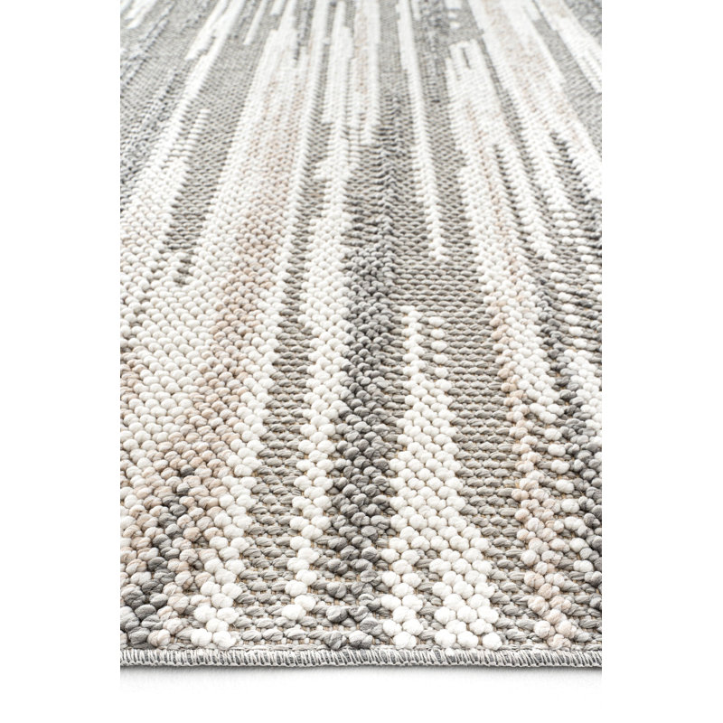 Rhyatt Abstract Indoor / Outdoor Area Rug, Rectangle 2'8" x 4'11"