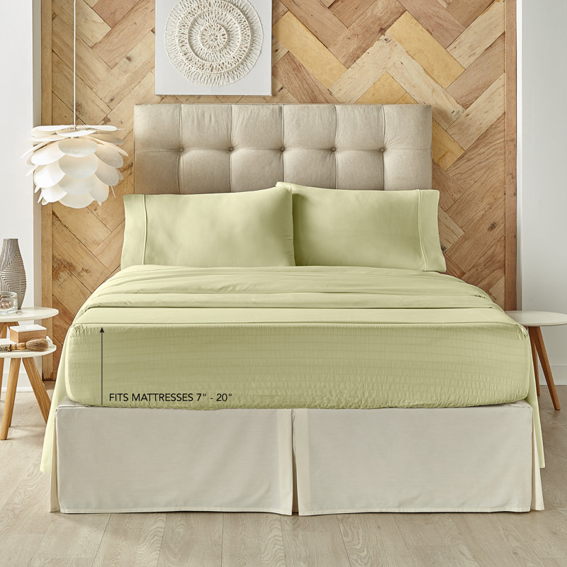 King Sage Solid Cotton Sheet Set