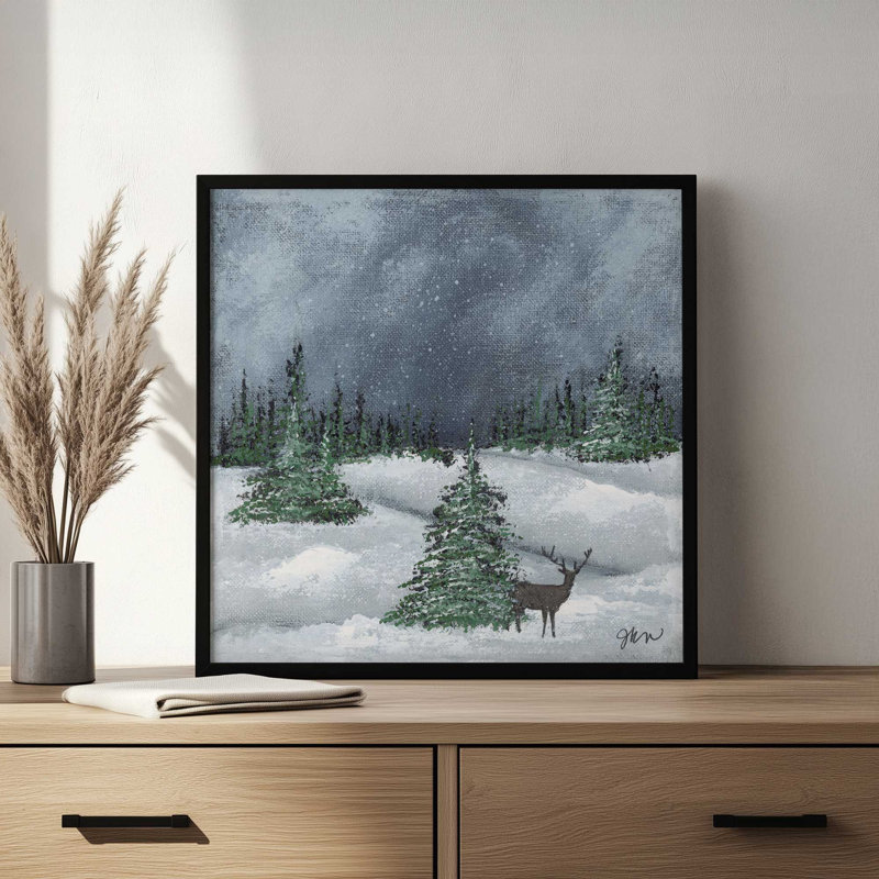 "Forager 3" par Julie Norkus, reproduction d'art, L 30 po x H 30 po, Impression encadrée, Blanc