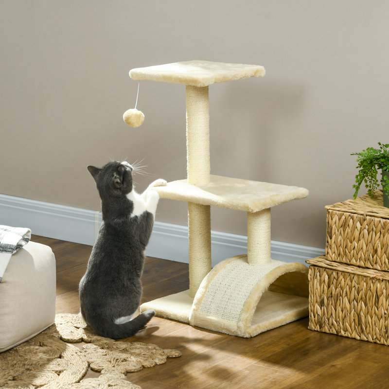 182.88cm H Cat Tree, White