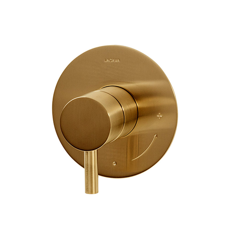 Progressive Compact Pressure Balancing Mixer, Brushed Gold