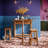 Loveday 2 - Person Pine Solid Wood Top Four Leg Dining Set-795641273-795641278-795641279