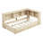 Twin Daybed with Trundle, Storage Cabinets, and USB Ports for Enhanced Functionality-1114639971