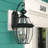 Newbury 2-Light Mystic Black Outdoor Wall Lantern-1003243812