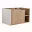 Meuble-lavabo mural flottant 30 po, porte d'armoire à fermeture en douceur (meuble-lavabo seulement, sans lavabo)