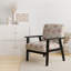 Chaise rose avec accoudoirs rembourrés Cabin & Lodge