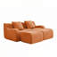 Canapé modulaire en tissu avec 2 repose-pieds Teddy, sans assemblage-1555420969