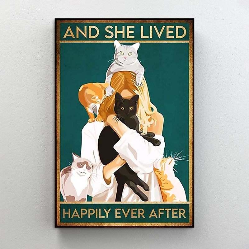 «And She Lived Happily Ever After 3», impression sur toile tendue, H 36 po x l 24 po x P 1,25 po
