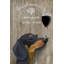 Dog Au Vin Dachshund - Wrapped Canvas Print-2014344031