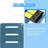 15.75'' Wide 3 -Drawer Mobile File Cabinet-1566117944