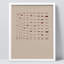 «Brown Geometric Dot Abstract Classic» sur papier-98266976-98266975
