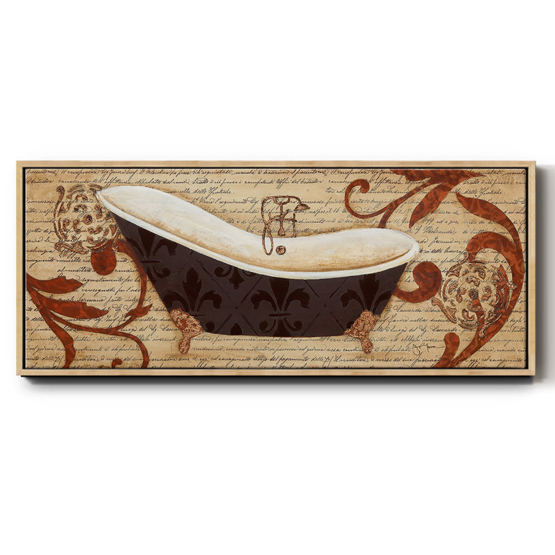 Renaissance Bath - toile encadrée, H 8 po x l 20 po