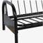 Base de futon ajustable noire