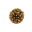 Ensemble de 3 boules topiaires conservées en forme de pomme de pin - orbes décoratifs de printemps naturels de 4 po pour bols, vases et centres de table