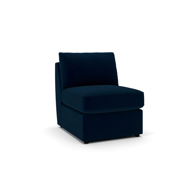 Chaise sans accoudoirs Halston, Encre bella