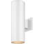  Applique murale en aluminium blanche à 2 lumières pour l'intérieur ou l'extérieur Newburgh-119024588-21231326