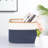 3-Pack Storage Baskets For Shelves, Playroom And Classroom Storage Basket, Decorative Storage Cube Bins, Woven Closet Organizers,Prussian Blue