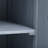 Kitchen Island with Stainless Steel Top and open Shelf-319031957
