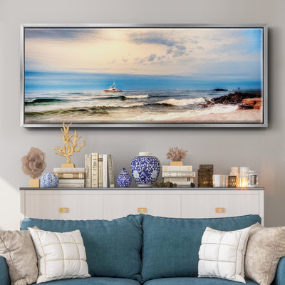 Cap sur la mer - Toile encadrée
