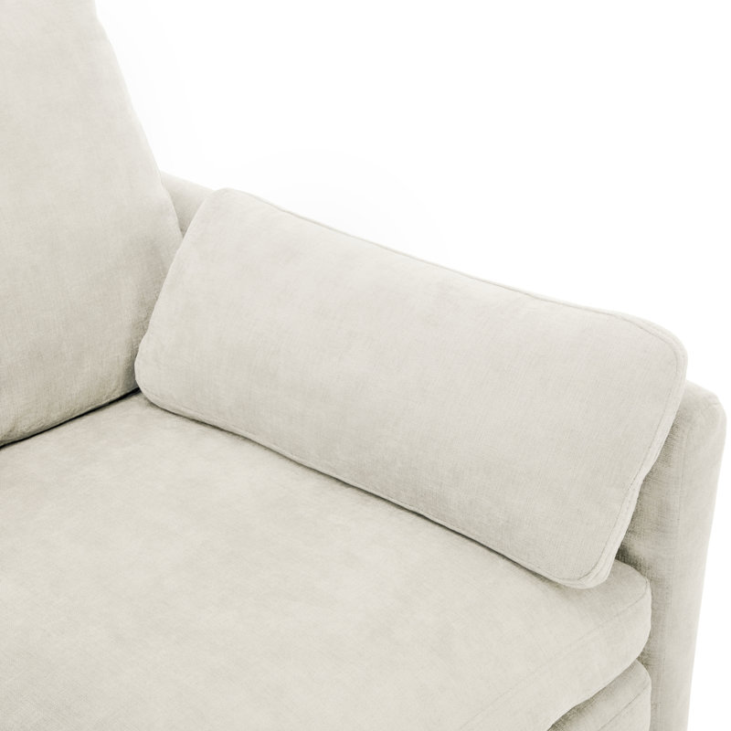 Ensemble de canapé rembourré Cozy surdimensionné Comfy Cloud Sofa, Beige