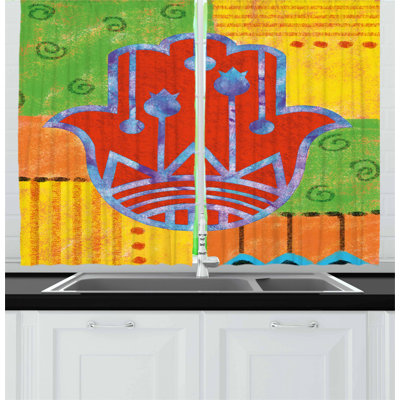 Pointed Kitchen Curtain