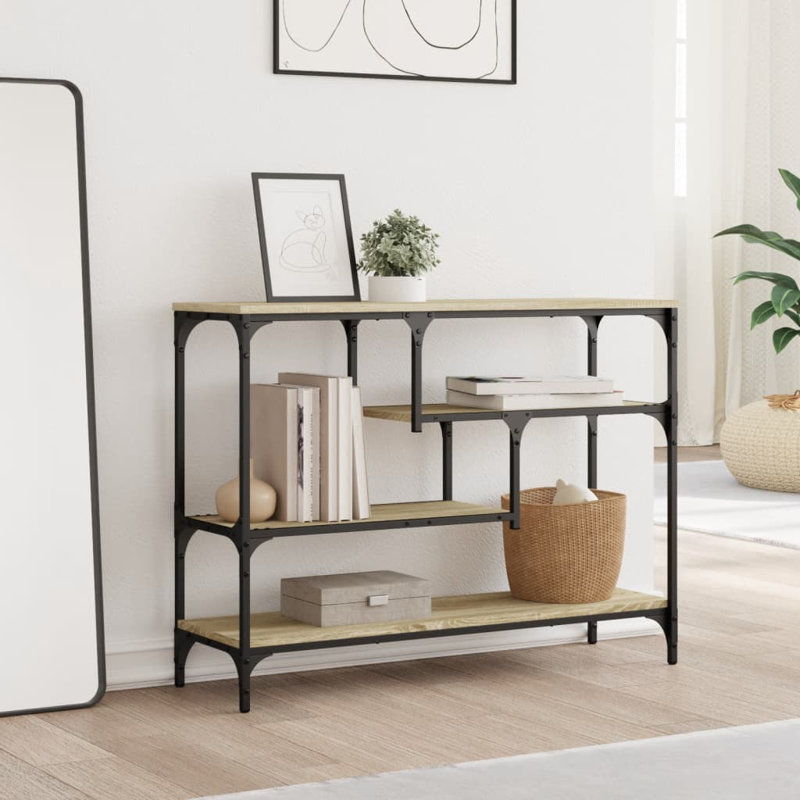 Abisoye 100cm Console Table, Sonoma Oak