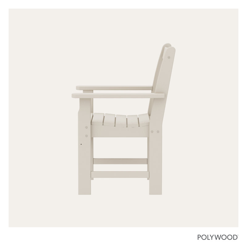 POLYWOOD Vineyard Garden Arm Chair, Sand