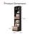 Selznick 85.8'' Tall Bookcase with Movable Footstool and Open Shelves Storage Drawers-562173422
