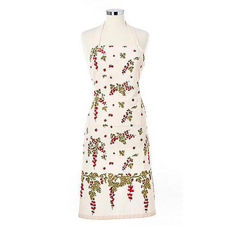 Floral Cotton Bib Apron