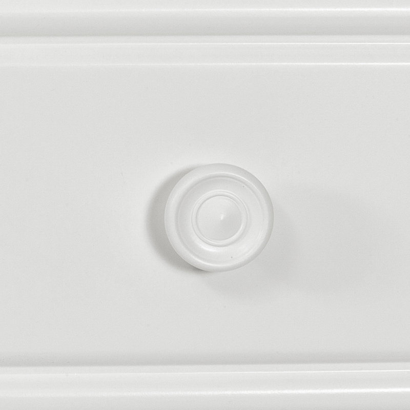 Ensemble de chambre à coucher avec lit à panneaux, commode et miroir Alvy, Très grand