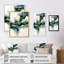 «Teal and Gold Abstract Expression III», art mural moderne sur toile-707343362-672887887-672887888