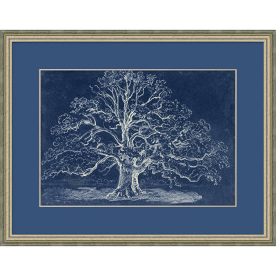 Navy Tree 1 Print