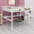 Space-Saving Loft Bed with Power Outlet, LED Lights, and Noise-Reduced Construction-129042641