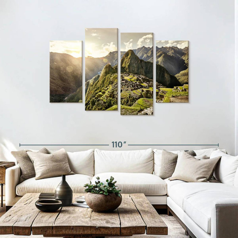 Lilie Ancient Machu Picchu, 48" H x 75" W