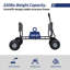 Chariot de pêche chariot de plage chariot pliable avec roues tout-terrain de 11 po pour le sable avec poches de rangement